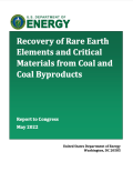Recovery of Rare Earth Elements and Critical Materials from Coal And Coal Byproducts