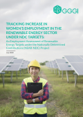 Tracking Increase in Women's Employment in the Renewable Energy Sector Under NDC Targets_GGGI