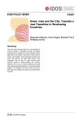 GREEN JOBS AND THE CITY_TOWARDS A JUST TRANSITION IN DEVELOPING COUNTRIES_IDOS.