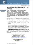 Democratic Republic of the Congo: Third Review under the Extended Credit Facility Arrangement, the Request for Modification of Performance Criteria and the Financing Assurance Review-Press Release; Staff Report; and Statement by the Executive Director for the Democratic Republic of the Congo