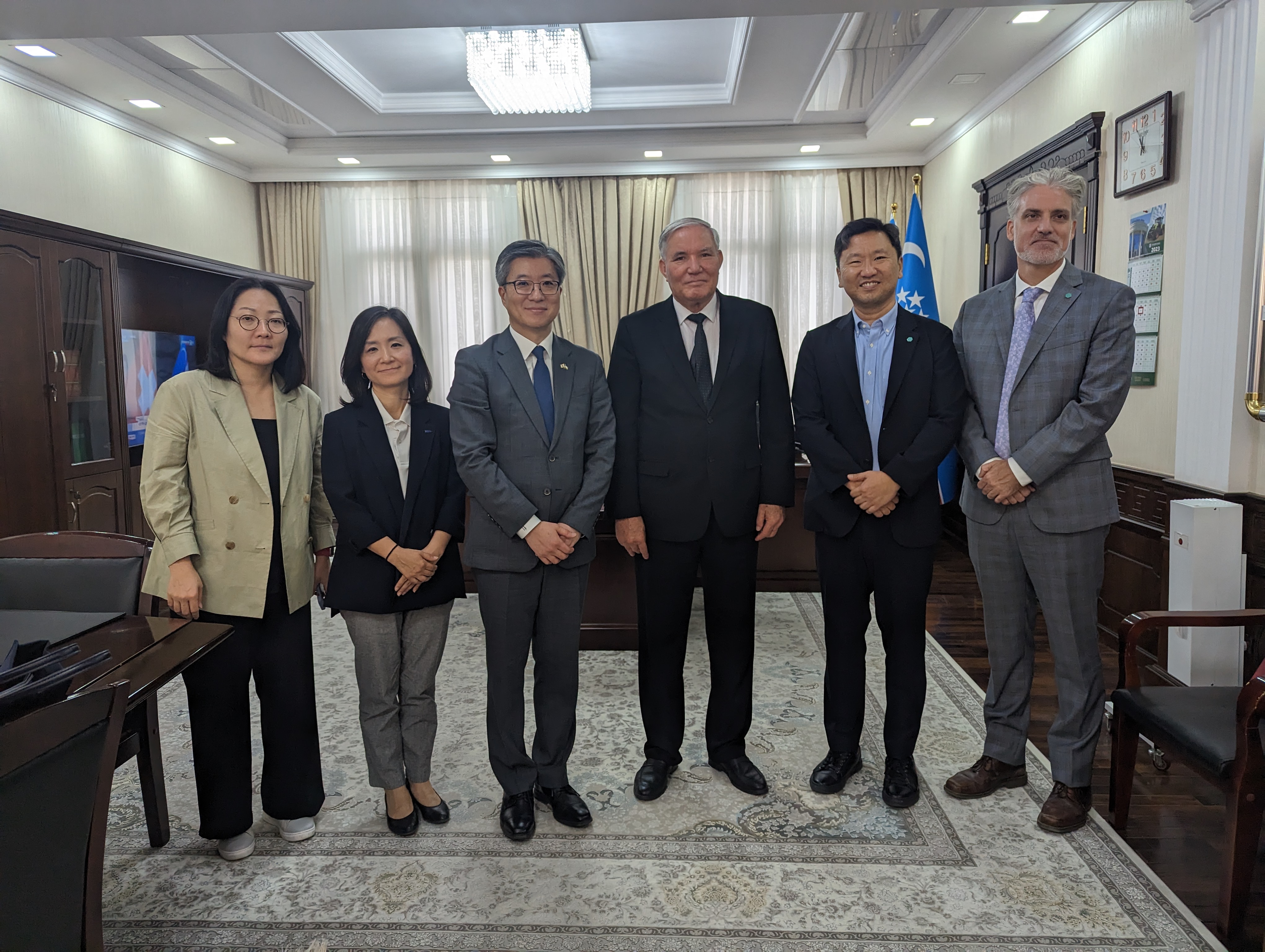 Embassy First Secretary, KOICA, Ambassador, Chairman, Jaesung, Aaron 