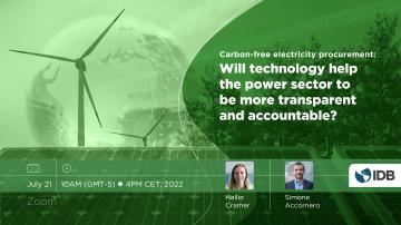 IDB_Carbon-free elec procurement webinar