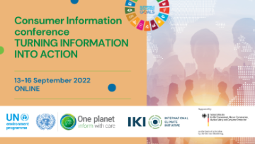 Consumer information conference_Turning information into action_UNEP, CI-SCP