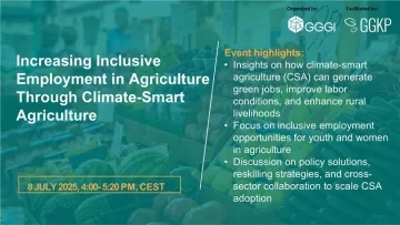 Increasing inclusive employment in Agriculture 