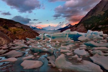 Arctic sunset
