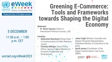 Greening E-Commerce: Tools and Frameworks towards Shaping the Digital Economy information