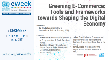 Greening E-Commerce: Tools and Frameworks towards Shaping the Digital Economy information