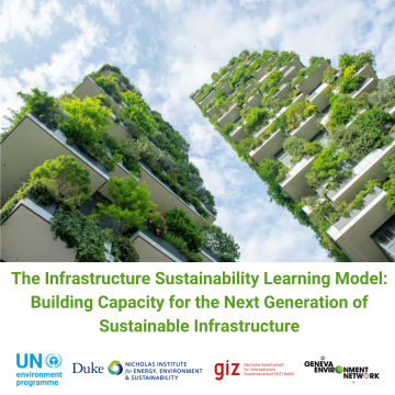 The Infrastructure Sustainability Learning Model event with organisations logos