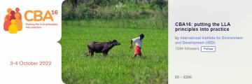 16th International Conference on Community-based Adaptation to Climate Change (CBA16): Putting the LLA Principles into Practice
