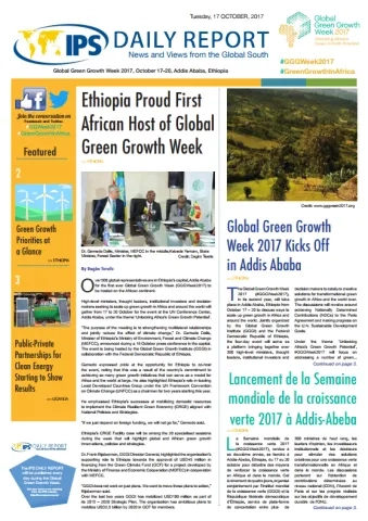 Global Green Growth Week 2017 Newsletter for Day 1