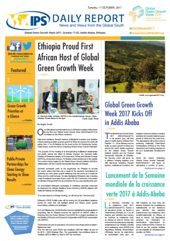 Global Green Growth Week 2017 Newsletter for Day 1
