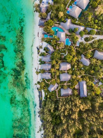 Photo of aerial coastline by Humphrey Muleba on Unsplash