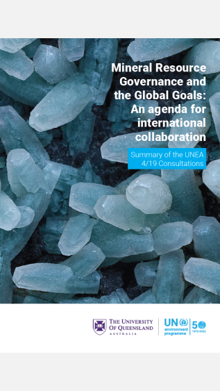 Mineral Resource Governance and the Global Goals: An agenda for international collaboration
