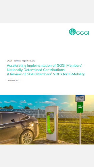 Accelerating Implementation of GGGI Members’ Nationally Determined Contributions_A Review of GGGI Members’ NDCs for E-Mobility