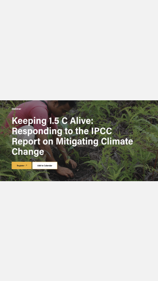 Keeping 1.5 Alive WRI