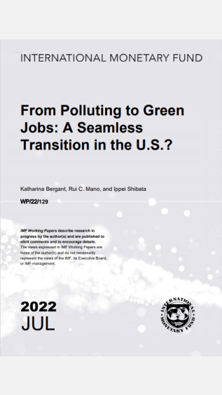 From Polluting to Green Jobs: A Seamless Transition in the U.S.?_IMF
