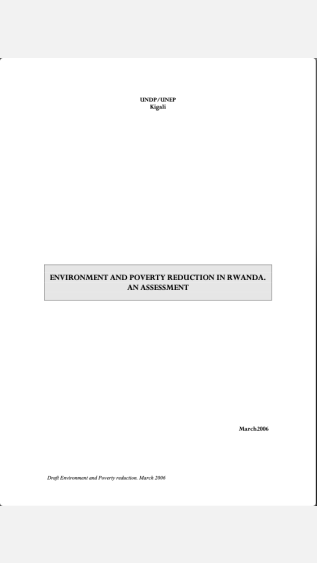 PEI-61_Env.Poverty Reduction_Rwanda_AnAssessment-COVER