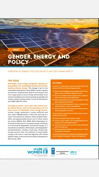 PEI-8_Gender, Energy and Policy- A Review of Energy Policies in East and Southern Africa- Web- HR