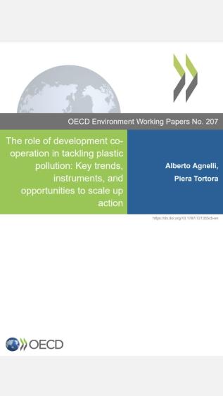 The Role of Development Co-operation in Tackling Plastic Pollution: key trends, instruments and opportunities to scale up action
