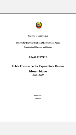 PEA-PEI-Others-25_Final Rep._Public Env.Exp_.Rev_Mozambique_2005-2010-cover