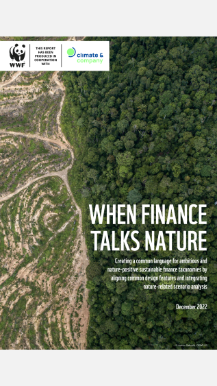 when finance talks nature wwf