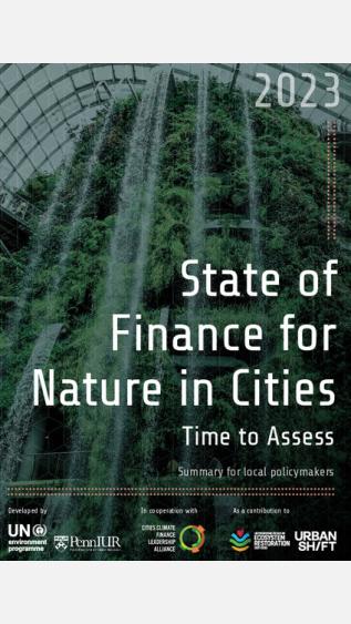 State of Finance for Nature in Cities 2023_UNEP