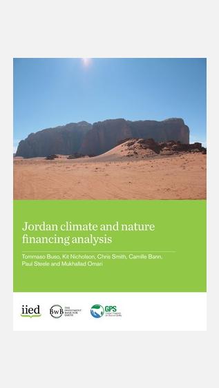 Jordan climate and nature financing analysis