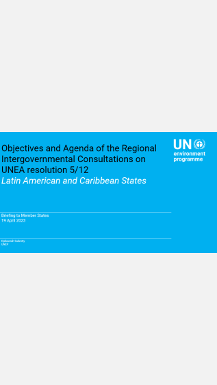 Objectives And Agenda of the Regional Intergovernmental Consultation for GRULAC