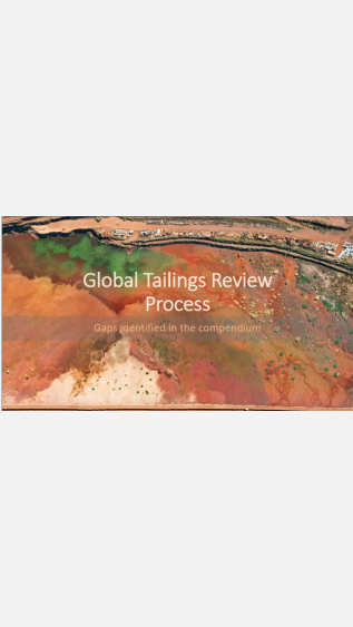 Global Tailings Review Process Presentation by GRID-Arendal