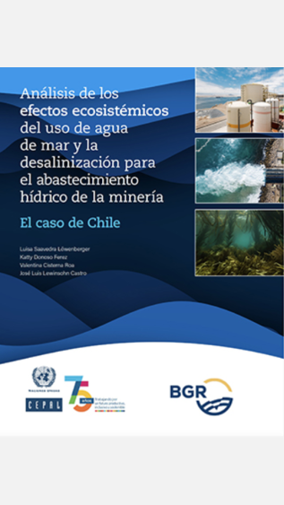Análisis de los efectos ecosistémicos del uso de agua de mar y la desalinización para el abastecimiento hídrico de la minería