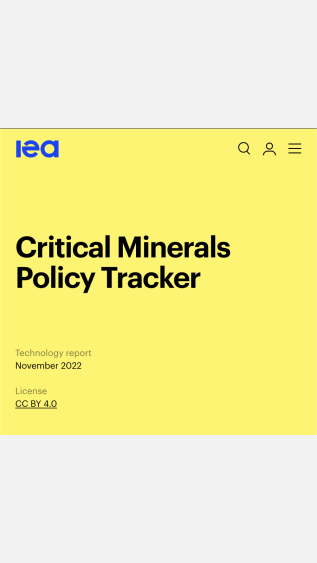 Critical Minerals Policy Tracker
