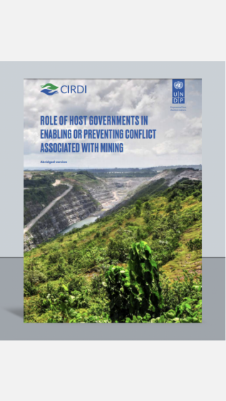 Role of Host Governments in Enabling or Preventing Conflict Associated with Mining