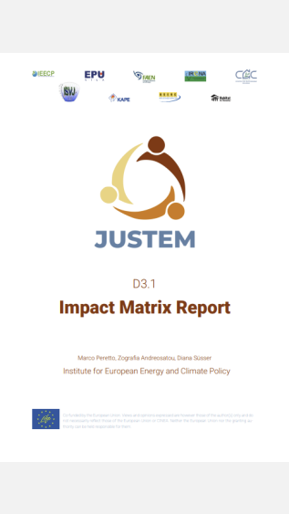 JUSTEM Impact Matrix Report