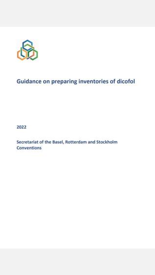 inventories on dicofol