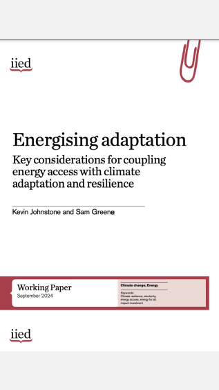 Energising adaptation