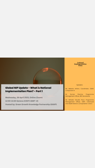 peakers Ms. Melanie Ashton, Component 4 Coordinator, GGKP Mr. Suman Sharma, Programme Management Officer, BRS Secretariat Ms. Mihaela Claudia Paun, Programme Management Officer, UNEP, Chemicals and Health Branc
