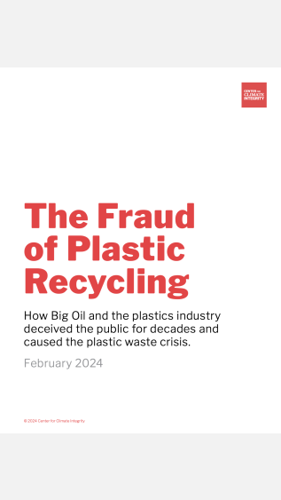 The Fraud of Plastic Recycling