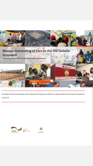 Manual Dismantling of Cars on the Old Fadama Scrapyard