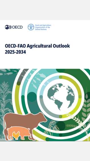 OECD–FAO Agricultural Outlook 2025-2034 Report cover