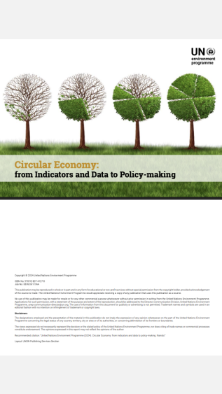 UNEP circular Economy