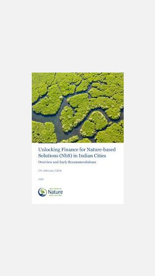 CPI Unlocking Finance for Nature-based Solutions in Indian Cities