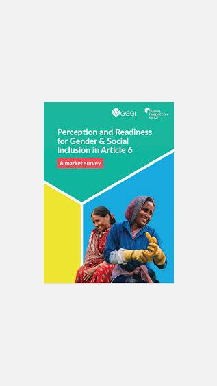 Perception and Readiness for Gender & Social Inclusion in Article 6: A market survey