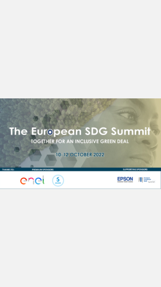The European SDG Summit 2022