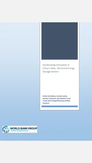 Accelerating innovation in Chinaâs solar, wind and energy storage sectors