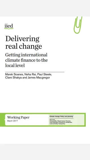 Delivering real change