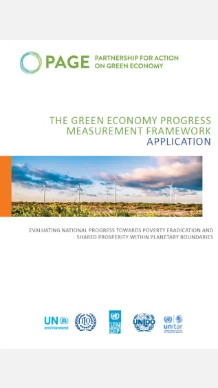 Green Economy Progress Measurement Framework Cover Photo