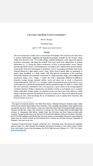 Kaczan_Can roads contribute to forest transitions