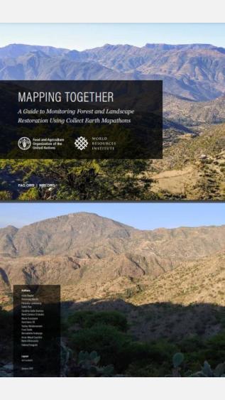 Mapping together A guide to monitoring forest and landscape restoration using Collect Earth mapathons_FAO.JPG