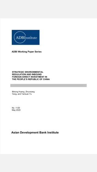 Strategic_Environmental_Regulation_and_Inbound_FDI_ADBI