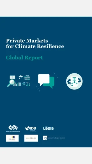 Cover_of_Private_Markets _for_Climate Resilience_Global report_NDF